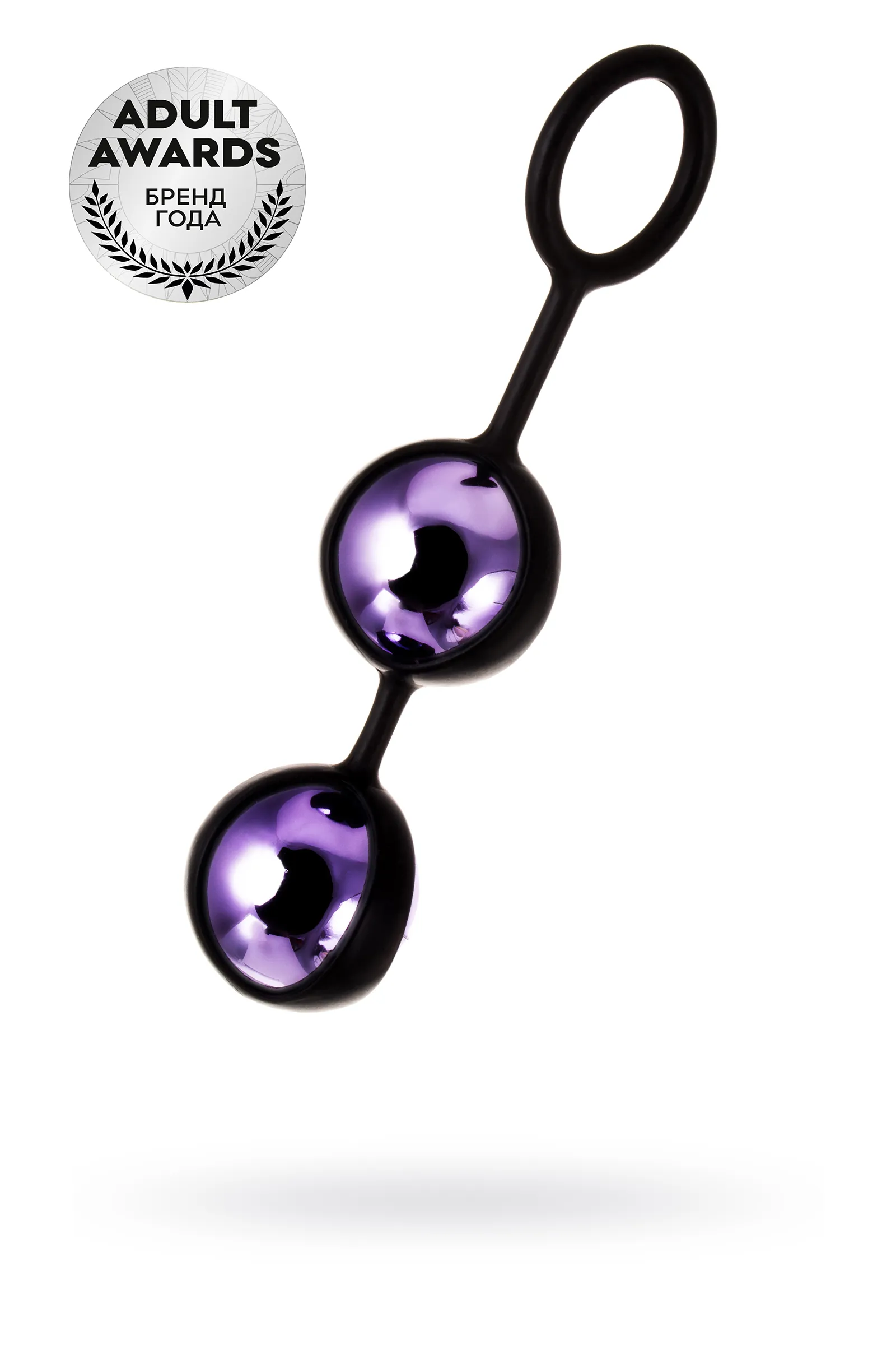 Вагинальные шарики  TOYFA A-Toys RASPY, ABS пластик, фиолетовыйЙ, 14 см