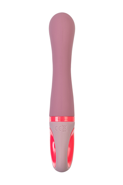 Вибратор Flovetta ROSE, силикон, розовый, 19 см