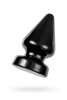 Анальная втулка TOYFA POPO Pleasure Draco α, PVC, черная, 18 см, Ø 9,5 см
