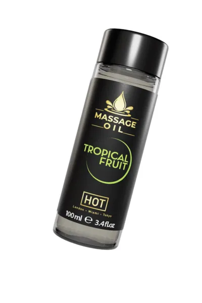Массажное масло HOT Massage Oil TROPICAL FRUIT , с тропических фйруктов,100 мл